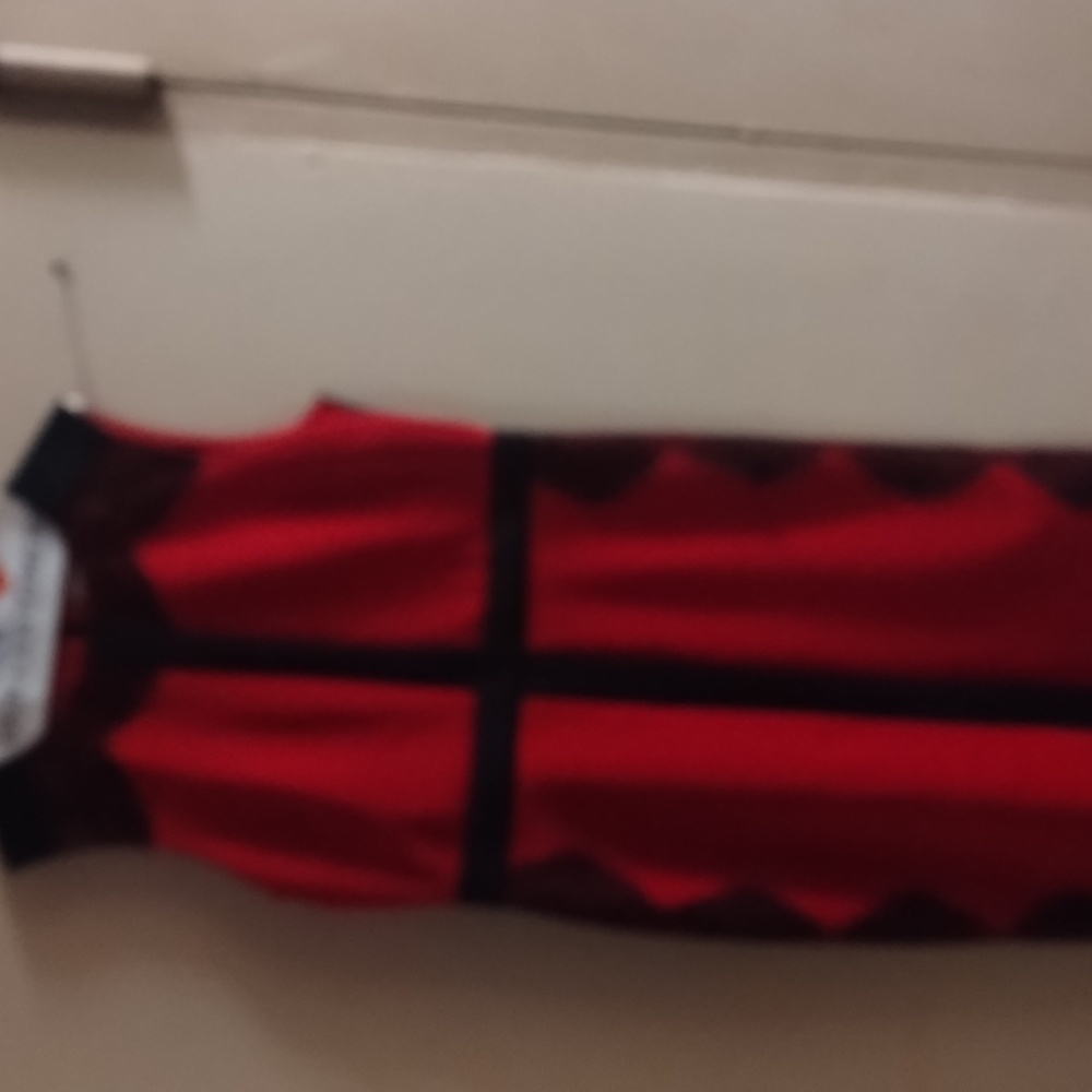 New York & Company Red and Black Formal Women Dress Used Twice And Washed - Picture 2 of 5